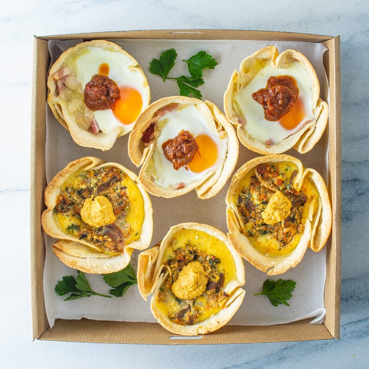 Breakfast Pita Cup Box
