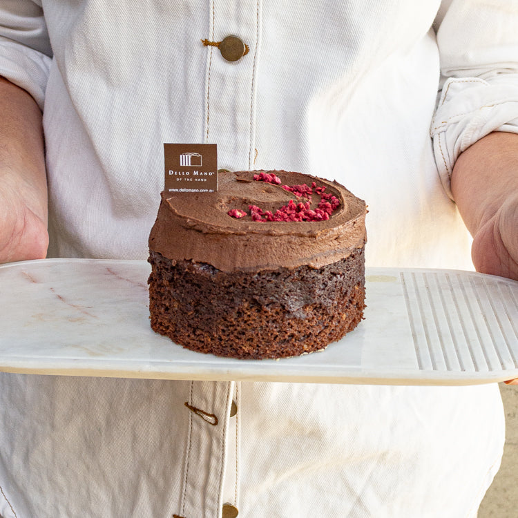 Chocolate Mud Cake with Chocolate Ganache Frosting