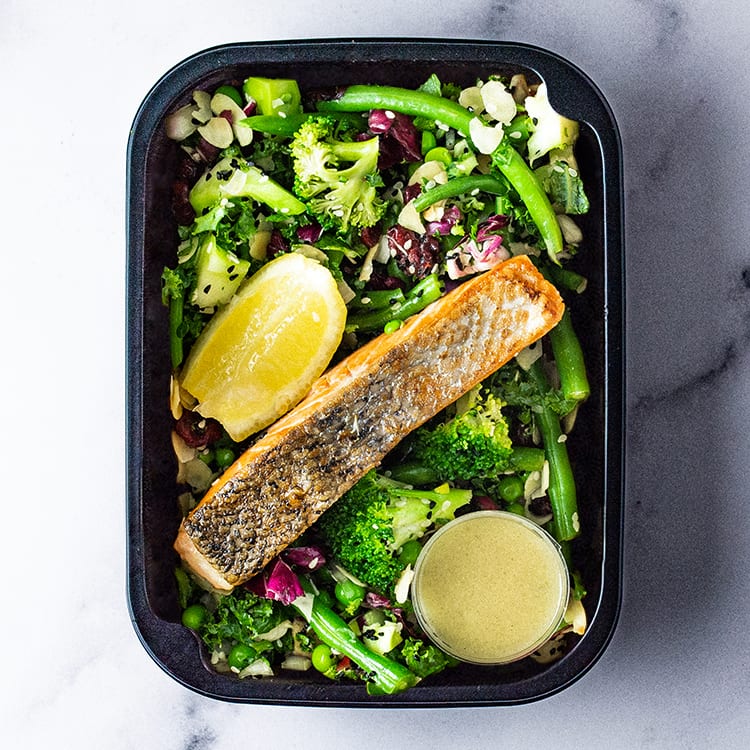 Grilled Salmon Lunch Box