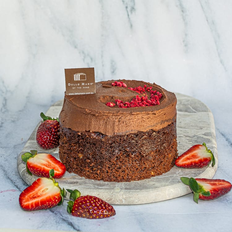 Chocolate Mud Cake with Chocolate Ganache Frosting