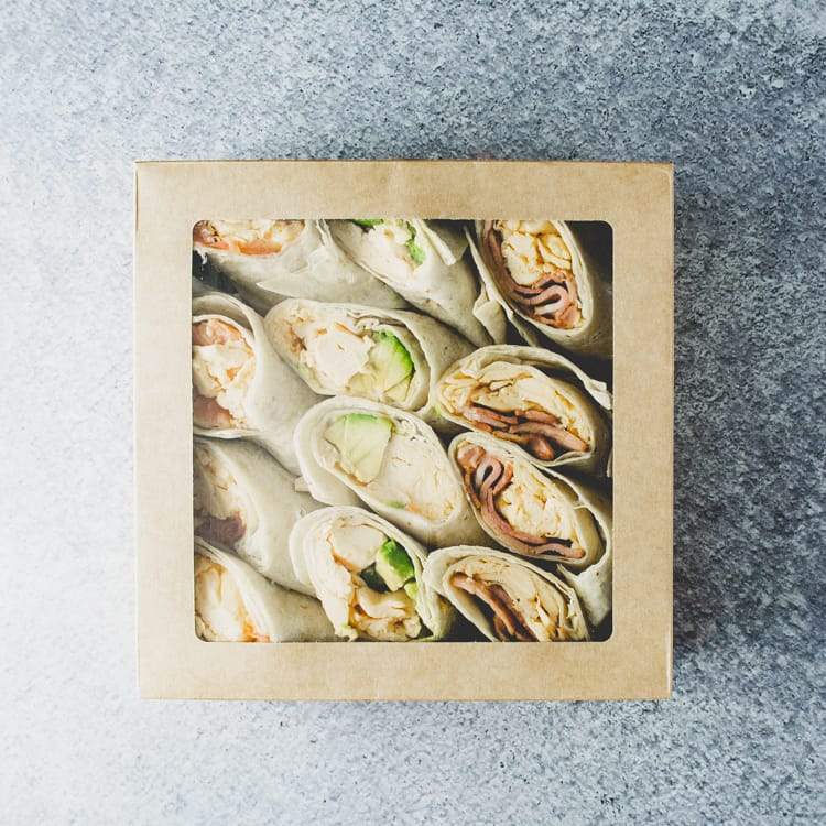 Savoury Breakfast Wrap Box