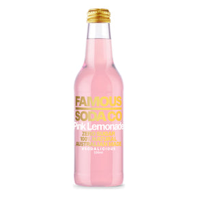 Famous Soda Co Pink Lemonade 330ml