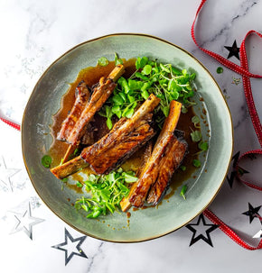 Whisky Barbecue Slow-Cooked Beef Short Ribs