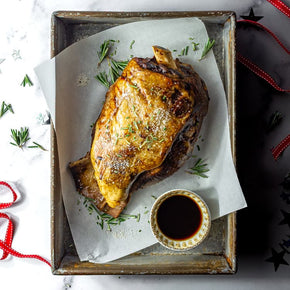 Garlic, Rosemary & Red Wine Slow-Cooked Lamb Shoulder