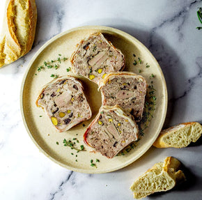 Veal, Pork, Pistachio, Cherry & Pancetta Terrine