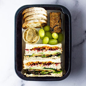 Vegan Club Sandwich Lunch Box