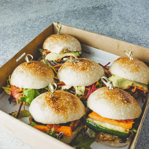 Vegan Mini Savoury Roll Box | Brisbane Catering | Tognini's Catering